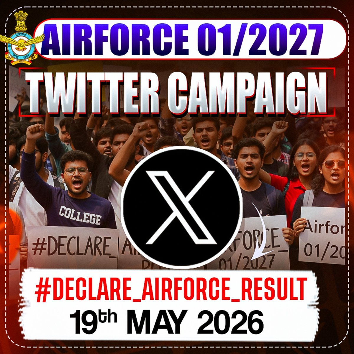 10mKhoj's tweet photo. declare agniveer result 1/2027
#DECLARE_AIRFORCE_RESULT
@PMOIndia
 
@DefenceMinIndia
 
@rajnathsingh
 
@EdCIL_India
 
@IAF_MCC https://t.co/Gx1vBHUQuu
