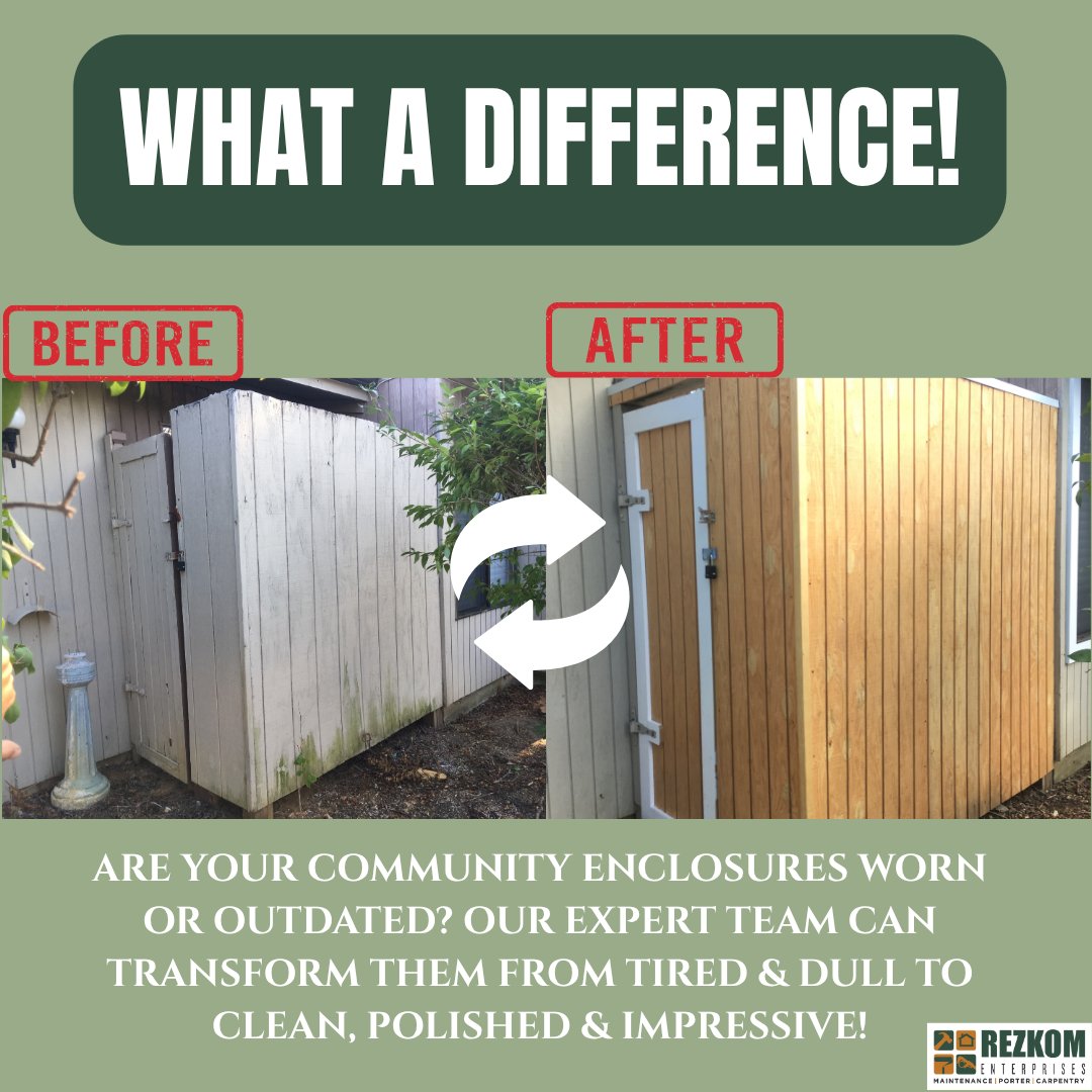 rezkom's tweet photo. Keep your community looking its best with Rezkom! From routine upkeep &amp; repairs to special projects, our skilled team delivers reliable, high-quality maintenance services you can count on. https://t.co/4XZ4KSqVTy
#CommunityMaintenance #TeamRezkom #RezkomEnterprises #Rezkom https://t.co/9ovu4OtjBh