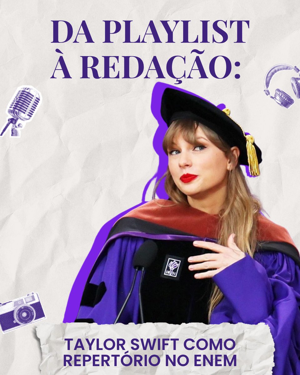 fortalezamdf's tweet photo. se você é fã da Taylor e vai prestar algum vestibular, confere o meu POST sobre como e quando usar as músicas dela como repertório do ENEM e outros vestibulares. 

https://t.co/enQkWy7RlE https://t.co/48AOlrJZyb