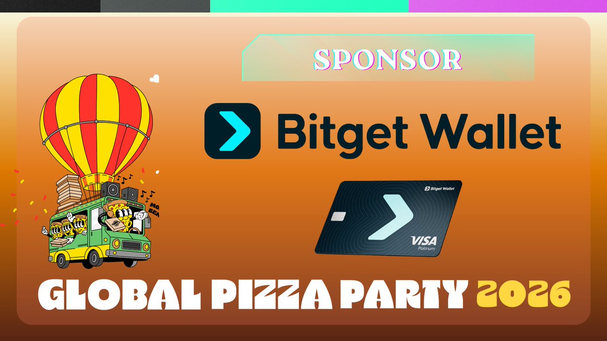 CriptoLaPlata_'s tweet photo. Global Pizza Party x CLP 🍕 

Les presentamos a nuestro Sponsor 2026 🎉

@BitgetWallet  es una billetera cripto sin custodia diseñado para hacer que las criptomonedas sean sencillas, fluidas y seguras para todos.

💳 Tus finanzas diarias onchain. https://t.co/zKZJQPRb1c