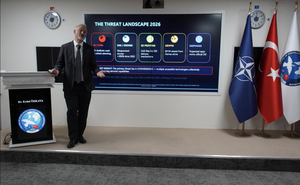 drerdalozkaya's tweet photo. Honored to have contributed as a lecturer at the @NATO Centre of Excellence Defence Against Terrorism (COE-DAT) for the Terrorist Use of Cyberspace in General Terms Course, held last week (May 11-15). https://t.co/bUuPwtdNC9