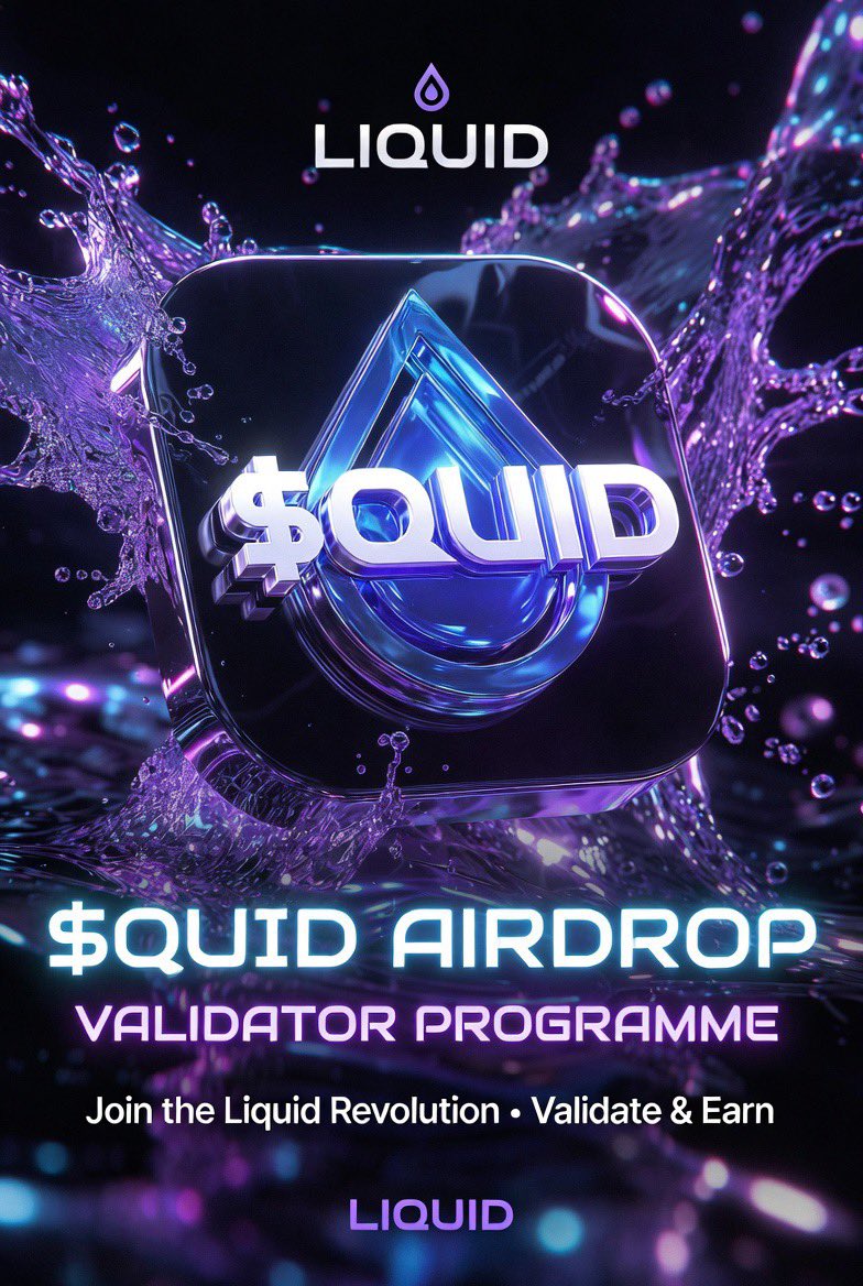 Luncliquid's tweet photo. 🚀 BIG NEWS FOR $QUID 🚀

We’re excited to announce our upcoming expansion to the $DO chain alongside the launch of our validator partnership with @genDOcoin 🔥

As part of our commitment to strengthening the ecosystem and rewarding community support, the validator will be actively supporting $QUID token buybacks while helping grow the Liquid Token Project.

🎁 DELEGATOR AIRDROP ANNOUNCEMENT 🎁

To thank the community and encourage long-term support for the validator, we will be distributing:

💰 1.1 MILLION $QUID TOKENS

These rewards will be distributed proportionally to delegators who:

✅ Delegate to our validator  
✅ Maintain their delegation for 30+ days

This airdrop is designed to reward loyal supporters while helping secure and expand the ecosystem around $QUID and the Liquid Token Project.

More details on validator launch dates, delegation instructions, and snapshot timing will be announced in due course.

The future of $QUID on @DoChainOfficial starts now ⚡