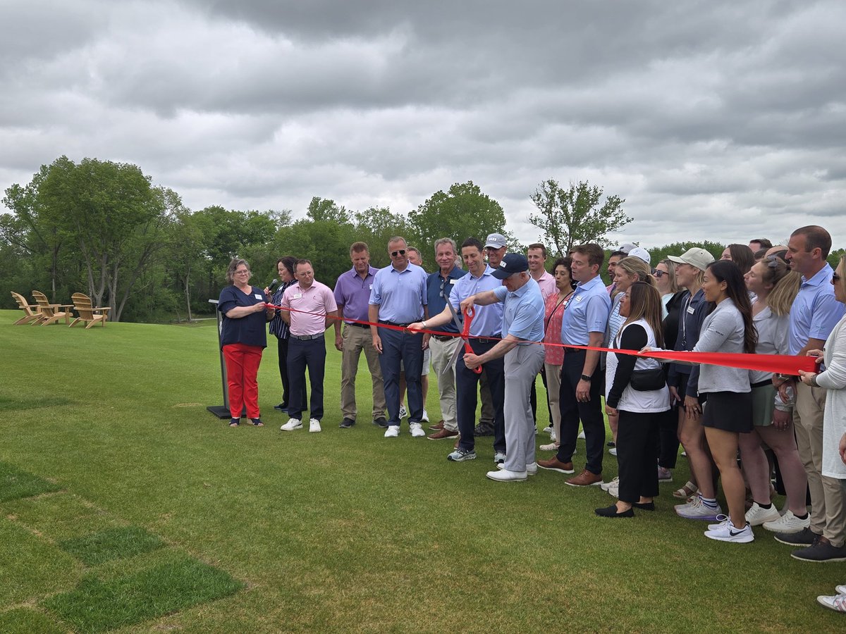 WGCSA's tweet photo. The state's newest short course, Wee Nip, is officially open.  It was great joining several WGCSA members, including superintendent Seth Brogren for the ribbon cutting ceremony @YourGrandGeneva The course looks like a ton of fun thanks to the design by @Dusenberry_Golf https://t.co/lZCUy3IJfQ