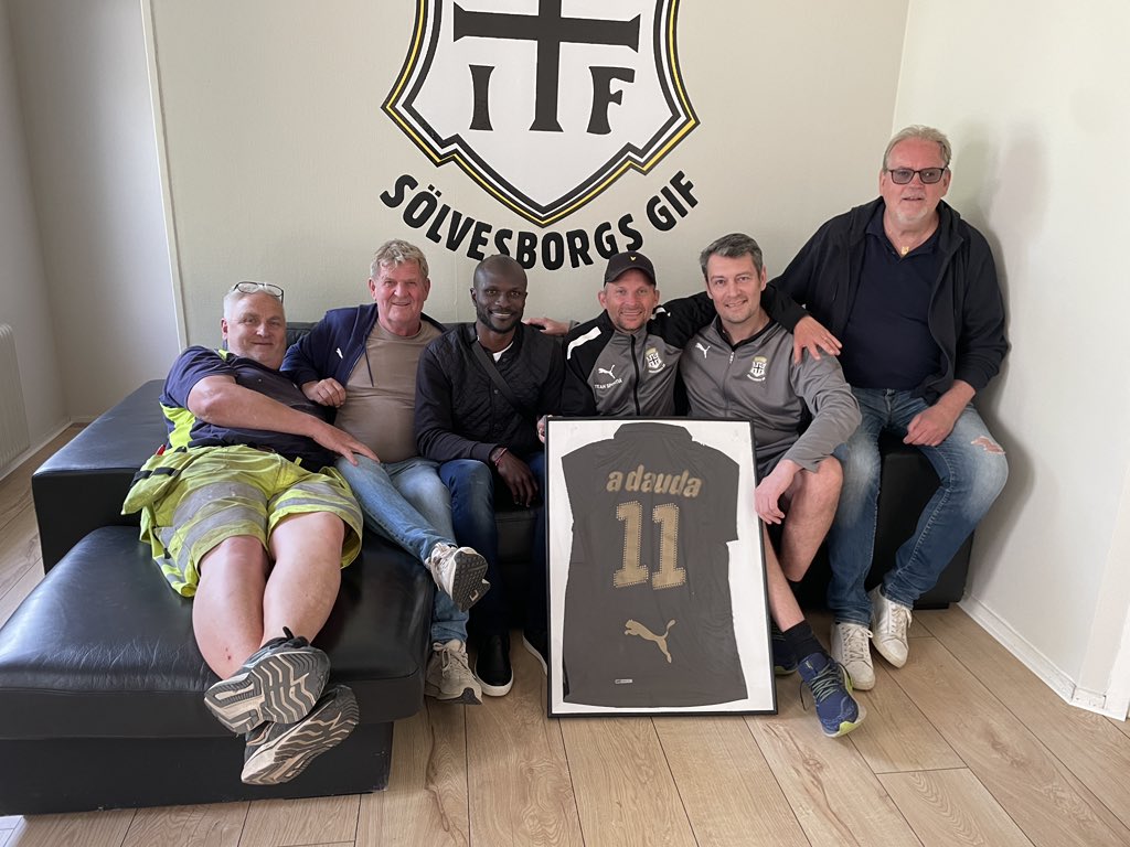 blackveron's tweet photo. I signed for Sölvesborg GIF August 28th 2006 after a successful trial and thanks to Coach Marik for the opportunity and trust in me. 

I joined Sgif with 8 games to go but I was able to play the last 5 games and scored 5goals to save the team from relegation. During this period I was playing for free but I could go to the restaurant where the club fixed for me to have to meal per day. 

The first football boot i used was from my very good friend David Löfquist and he also game me his PlayStation to keep me busy because I was always alone most of the time. 

At the start of 2007 season i signed a one year professional contract with SGIF and this is when my journey began. 

Lasse was the guy who picked me up from Copenhagen when I first arrived and he was still this guy who did the most for me. Bosse Anderson was the guy that sponsored my contract. 

2007 season was the beginning of my journey and i became the best player in the Div 4 with 18 goals and that was not even enough to get me to the first league then, So I had to do a trial with Orebrö SIK a first division team. 

The trial was for a lot of players in both Div 4 and 3 who are looking for opportunities with the big boys and it was a successful day for me and I was the talk of the country with teams like Malmö, Hammarby, Djurgården, Helsingborg, Kalmar FF, Trelleborg but I choose Kalmar FF and it was the best decision I've ever made in my career. 

I paid a visit to Sölvesborg GIF 2 years ago to see those people who helped me and the place I used to sit in the locker room still has the number of goals that I scored that season and that make me very proud.