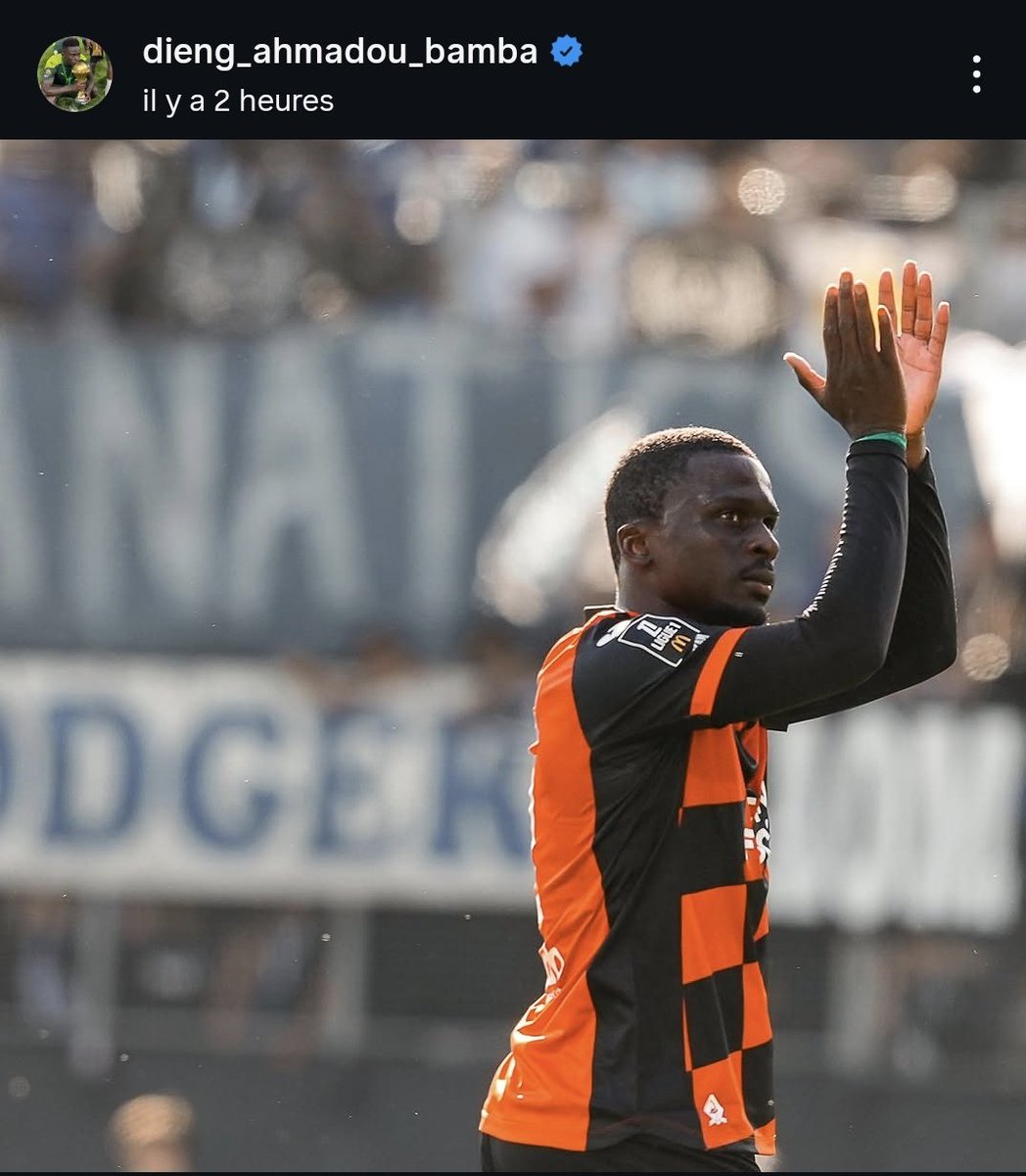Santi_J_FM's tweet photo. 🛎 Bamba Dieng annonce son départ de Lorient https://t.co/qOGPUMf7xK