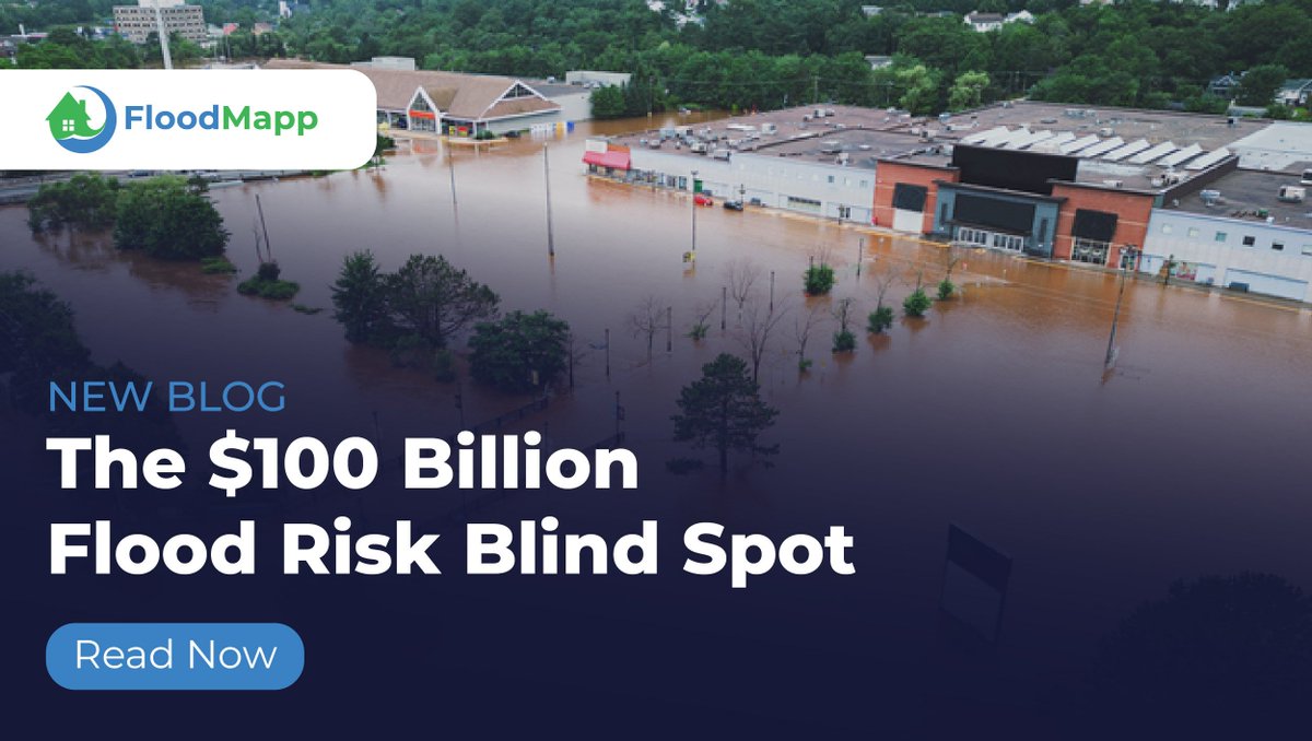 FloodMapp's tweet photo. ➡️ Flood risk is an operational problem.
When roads flood, shipments stall.
When stores close, revenue halts.
When critical assets go offline, the disruption spreads fast.
According to First Street Foundation, 25% of U.S. critical infrastructure, 23% of road segments, and 20% of commercial properties face operational flood risk.

Our latest blog explores why asset owners need more than regional weather alerts, and how site-level flood visibility can help protect inventory, facilities, routes, employees, and operations before water arrives.
👉 Read the blog: https://t.co/7jJmc6LSgd

#FloodRisk #BusinessContinuity #AssetProtection #SupplyChainResilience #ClimateRisk