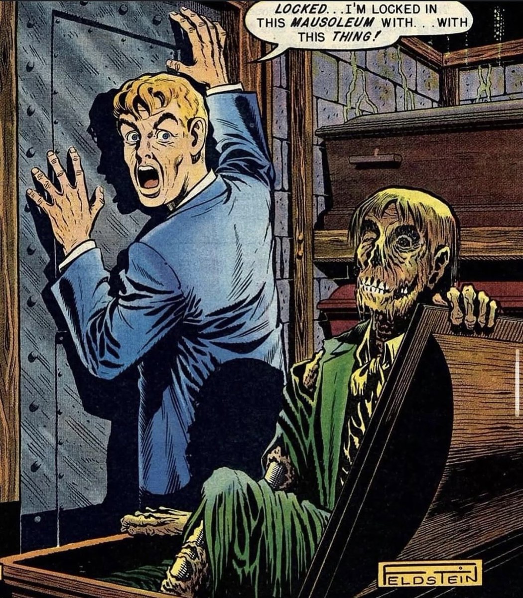 eccomics's tweet photo. Back in the office 🧟

Art by Al Feldstein https://t.co/7BoFxfKK3n