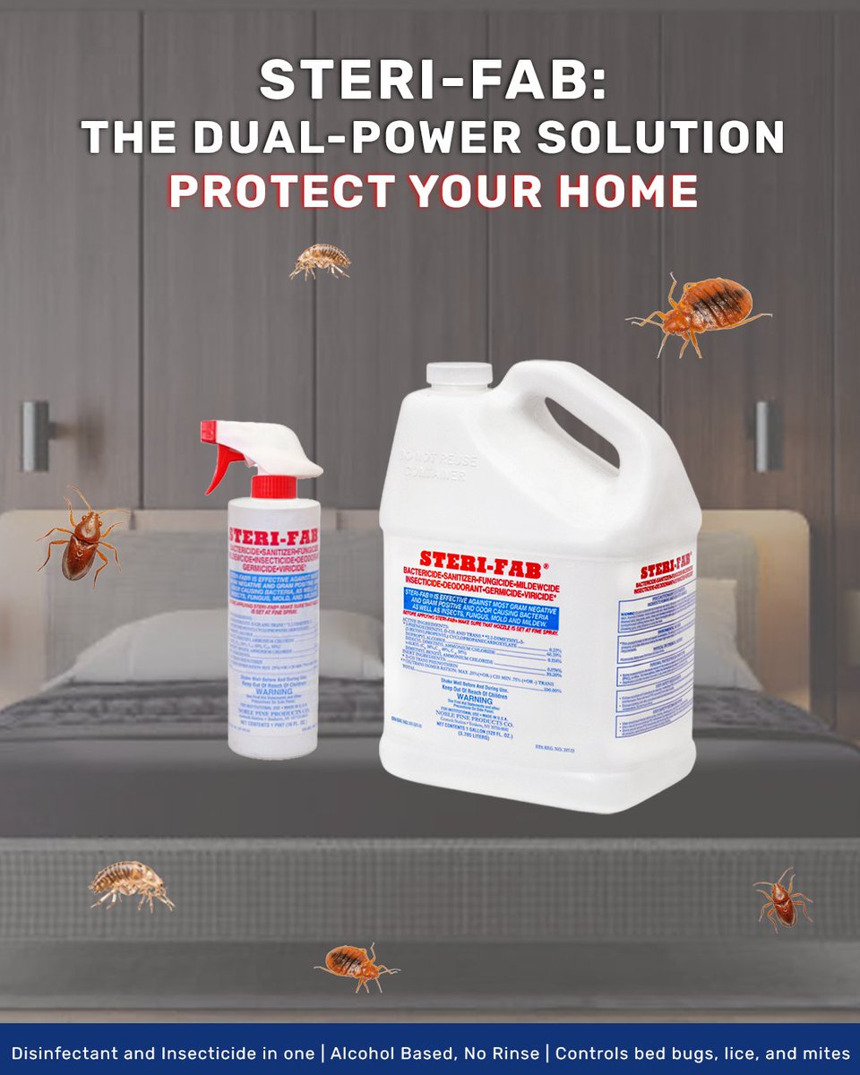 Mada_Medical's tweet photo. Protect your facility with Steri-Fab® — the dual-power disinfectant + insecticide solution. 🛡️

Ideal for medical, long-term care &amp; commercial facilities

Questions? Visit https://t.co/jWTpBQNOiv for guidance, product info, and support.

#Mada #Madamedical #Disinfectant #Sterifab https://t.co/gdzSHkcNI7