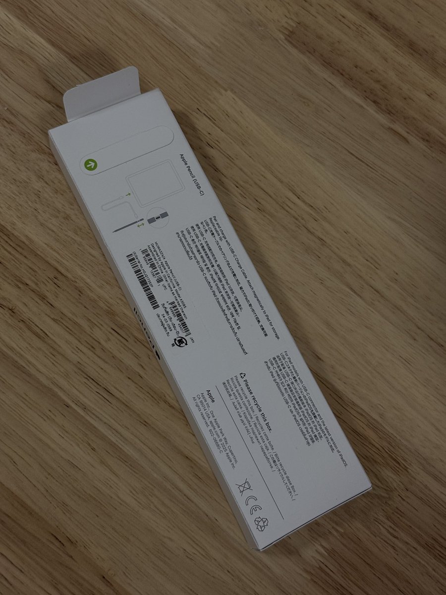 Junewnu's tweet photo. Apple Pencil usbc
2090 รวมส่ง ประกันสองปีเริ่ม จาก19/05/69 
#applepencilมือสอง #ไอแพด https://t.co/hTfo5AwxCN