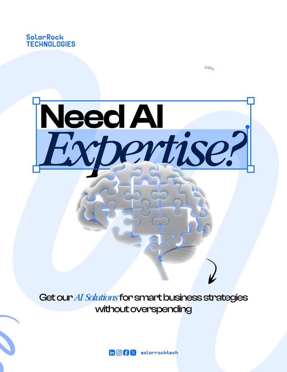 solarrocktech's tweet photo. Scale your business with AI solutions that work harder for your budget. https://t.co/CGOXT5Ibpq