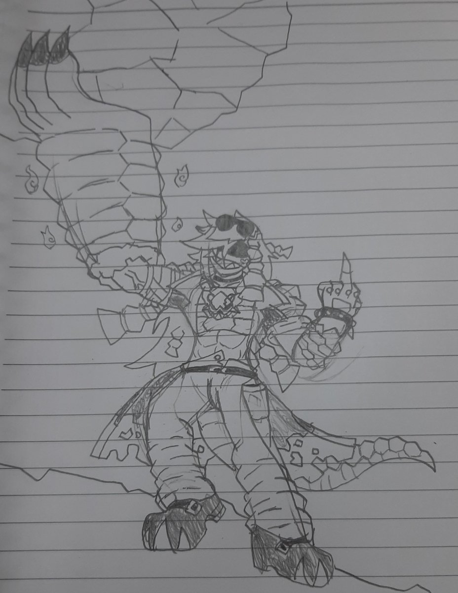 AlvesRango17205's tweet photo. And also this sketch of Skarlet
Mary's ex who is completely unaware of the concept of "giving up" be it in fights or relationships (its been over an year since they broke up but she keeps trying and falling to win her back)
#oc #redking https://t.co/nmai0PR6md
