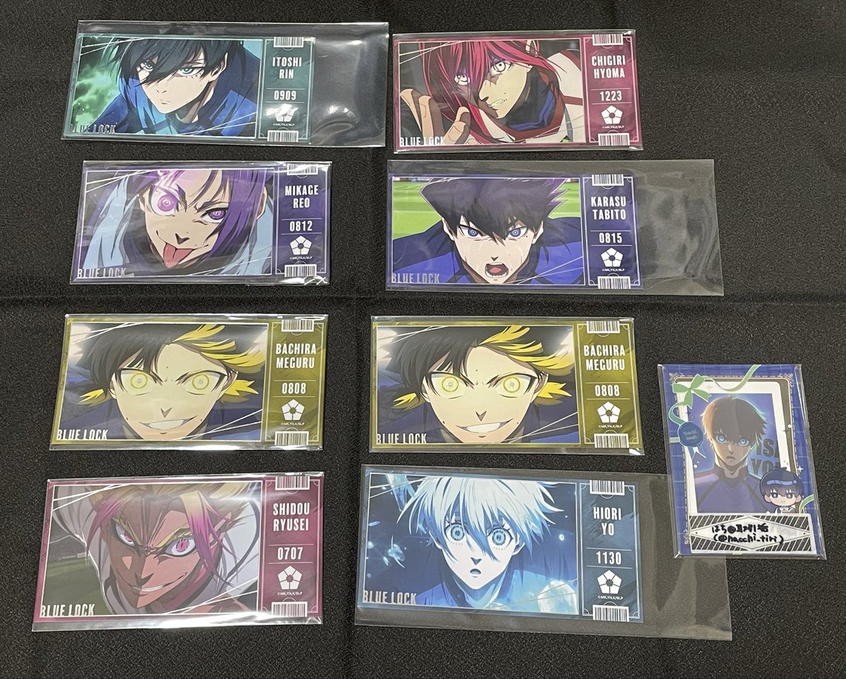 交換】ブルーロック ブルロ GIGO チケット風ステッカー 【譲】凛 千切