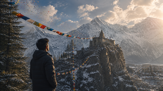 PamposhWarrior's tweet photo. Mountains weren’t menace. They were muses, calling like old friends across valleys. Shankaracharya climbs. Mahadev missions. The Himalayas beckoned — companions in cold, cruel cold, steady as ancient gods. 4/14 https://t.co/lML28bM4rZ