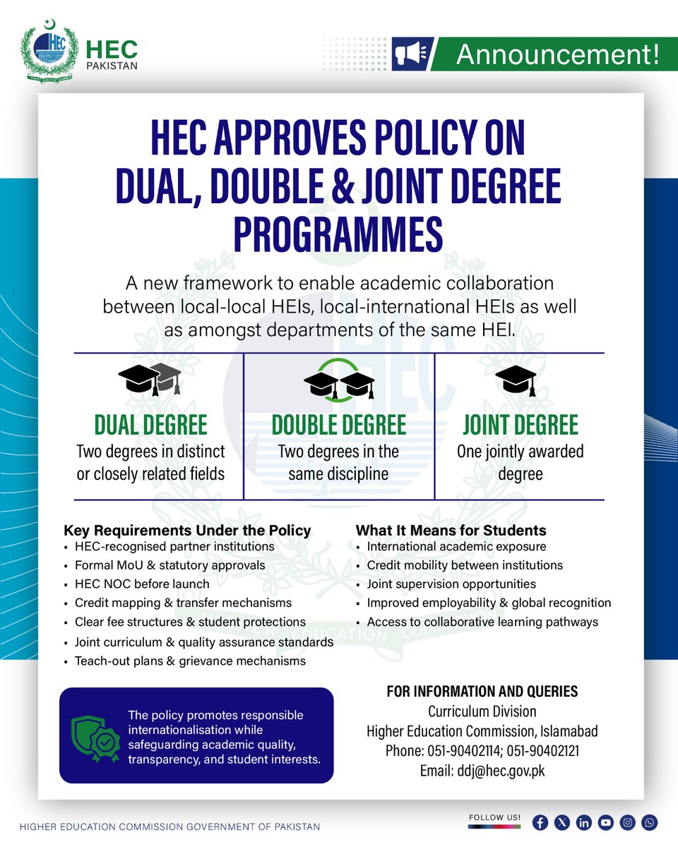 HEC Pakistan tweet media