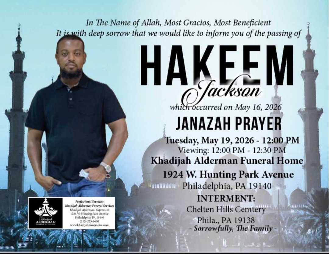 afscme33's tweet photo. Brother Hakeem Jackson faithfully served the City of Philadelphia for 29 years. He began his journey with the Water Department and Local 394. Brother Hakeem, you will be deeply missed. Your DC 33 family honors and salutes you for your years of service and your legacy. https://t.co/8X4bQQNxNQ