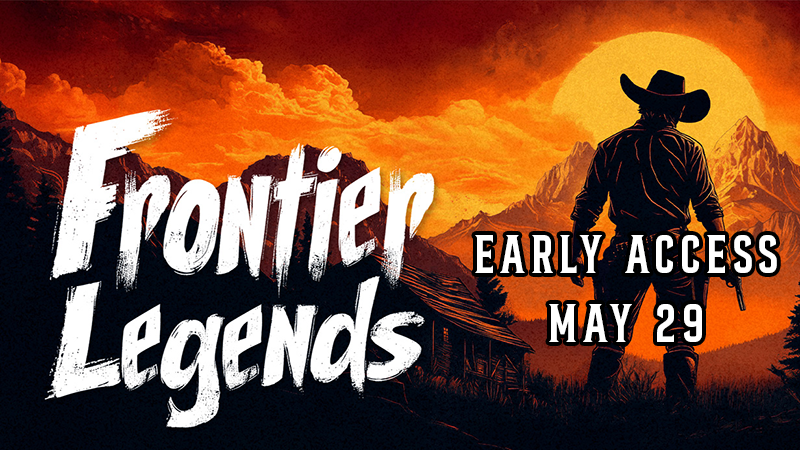 Neojac's tweet photo. We’re excited to officially announce that Frontier Legends will launch into Early Access on May 29th! https://t.co/96haBfjv1h
