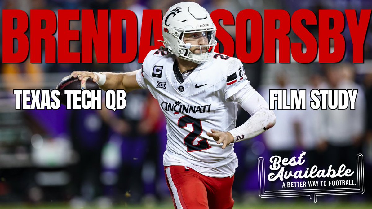 TylerDBrooke's tweet photo. Is Brendan Sorsby an NFL talent?

I dove into the tape to see if teams would be willing to take him in the supplemental draft, and what he needs to work on, in today's episode of @BestAvailableYT.

Subscribe! 

https://t.co/d5XlqBILAD https://t.co/DyUlSNLFuY
