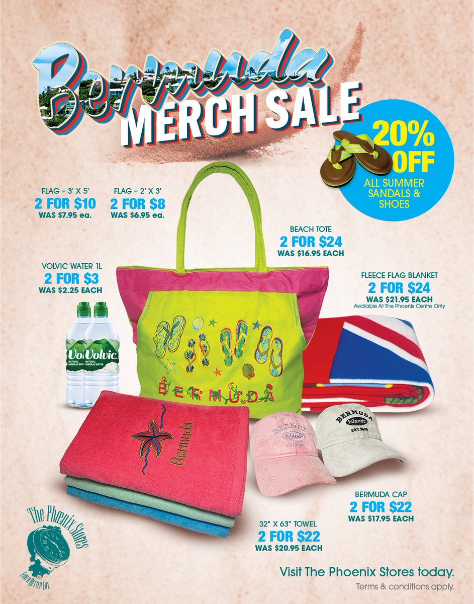 phoenix_bda's tweet photo. BERMUDA MERCH SALE #ThePhoenixStores https://t.co/3etq9V9WQr