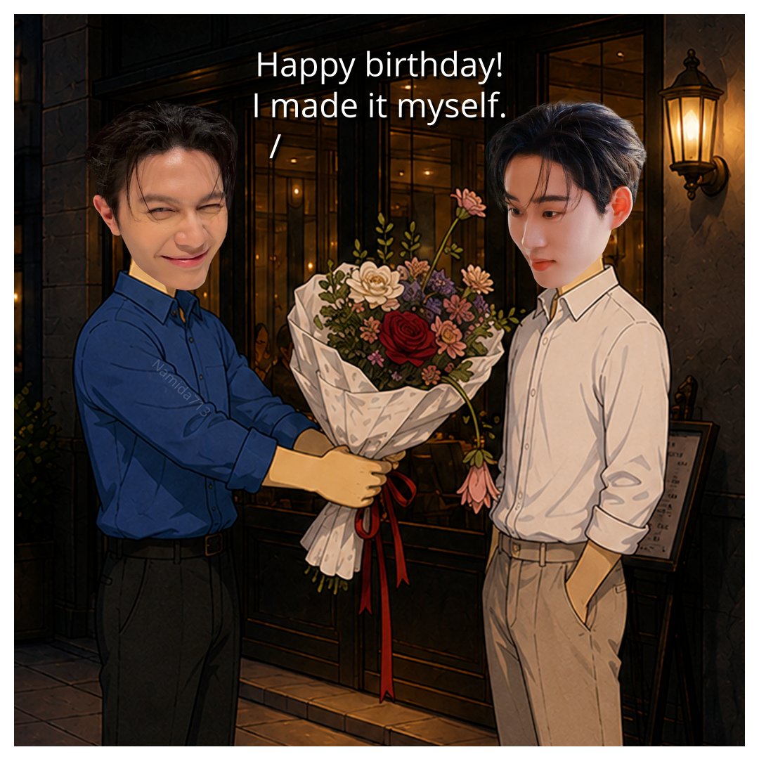 Namida713's tweet photo. Happy birthday, Est 💐🥳

#WilliamEst 
#Est_Rvp #WilliamJkp

WilliamEst AU Comic 1/2 https://t.co/nh8eXbH6OP