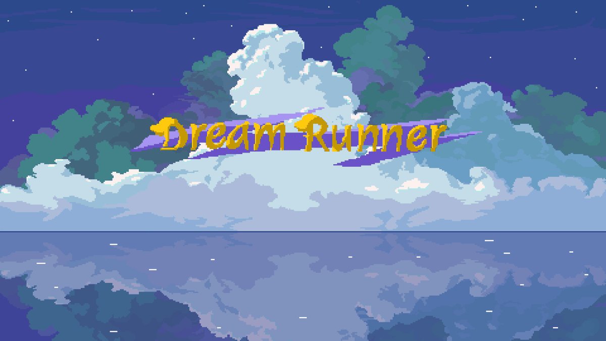 GlassArcadeDev's tweet photo. As an artist it's always fun to look back at where you started. The first draft of Dream Runner's start screen vs now, after 2 years of practicing pixel art😮
#indiegames #gamedev #pixelart https://t.co/AMkISEAYGN