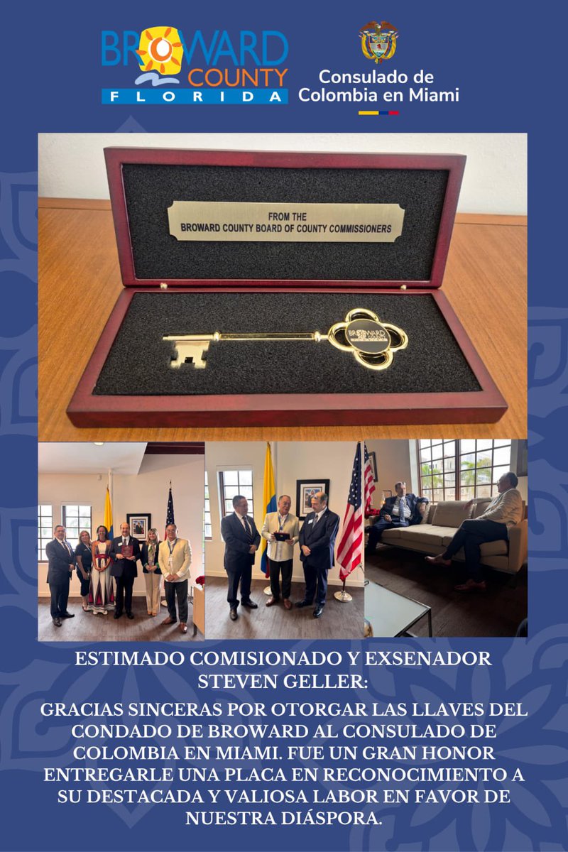 Consulado de Colombia en Miami tweet media