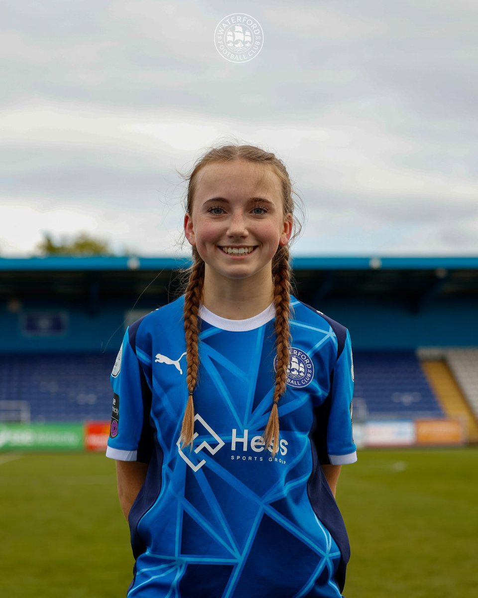 WaterfordFCie's tweet photo. Congratulations to Emma Bibby who made her SSE Airtricity Women's Premier Division debut for the Blues last weekend, coming on as a second-half substitute against Sligo Rovers at the RSC 👏

#WaterfordFC https://t.co/cP6MsFfyyc