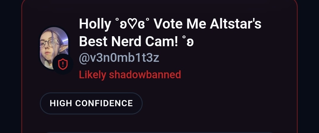 Holly ˚ʚ♡ɞ˚ Vote Me Altstar's Best Nerd Cam! ˚ʚ tweet media