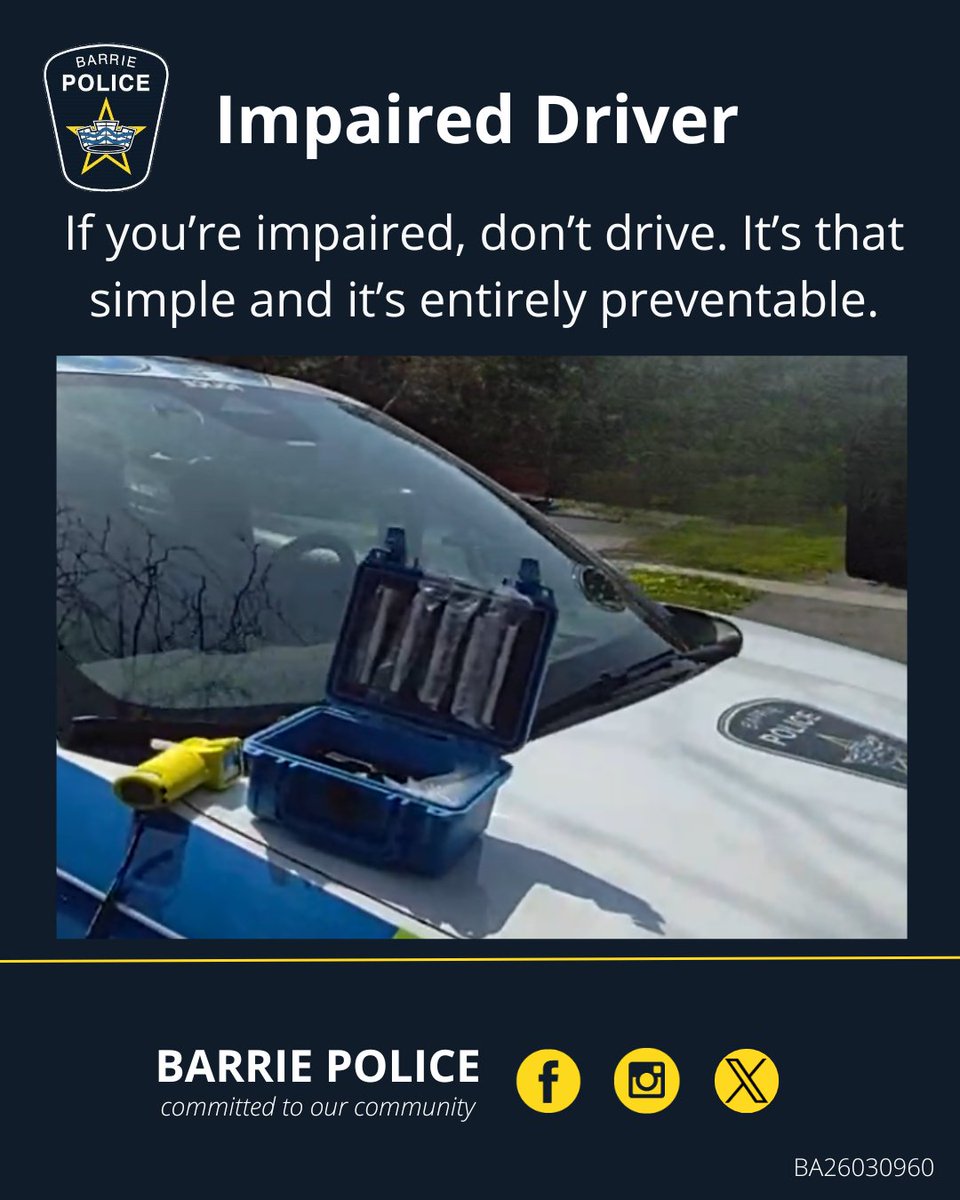 Barrie Police tweet media