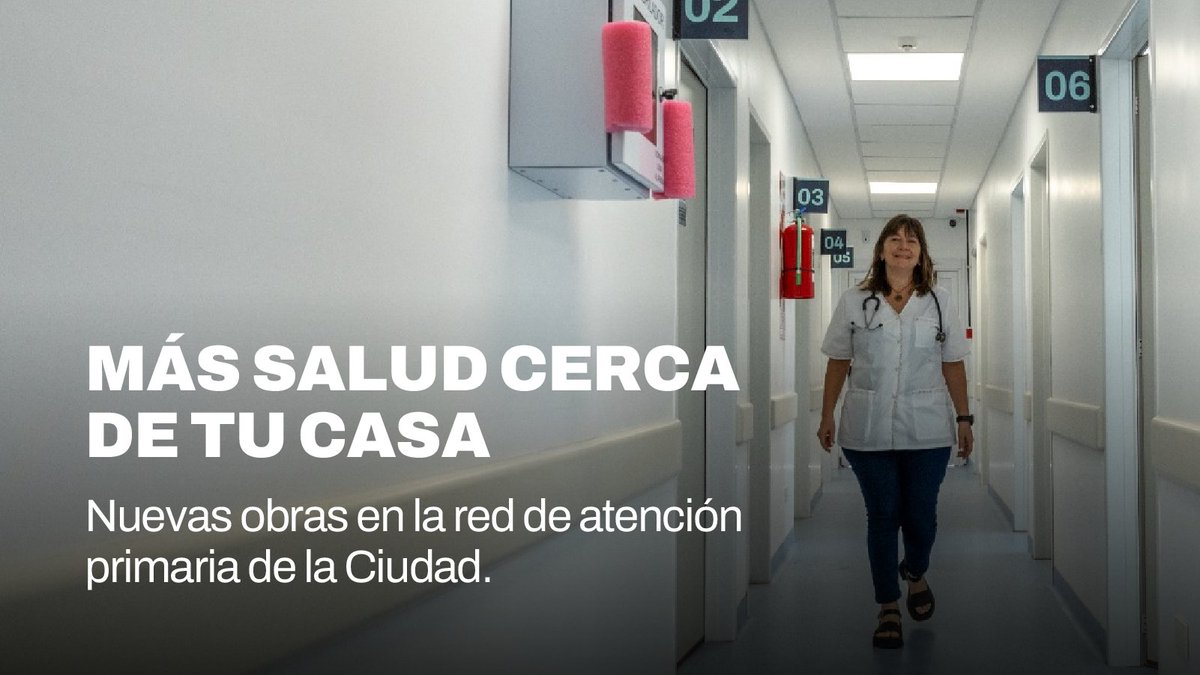BASalud's tweet photo. La Ciudad inició obras en 5 centros de salud de atención primaria. 

834 m² en construcción para sumar consultorios, farmacias y espacios comunitarios en los CeSAC n° 9, 11, 14, 32 y 33. https://t.co/aZ1L0vQn9L