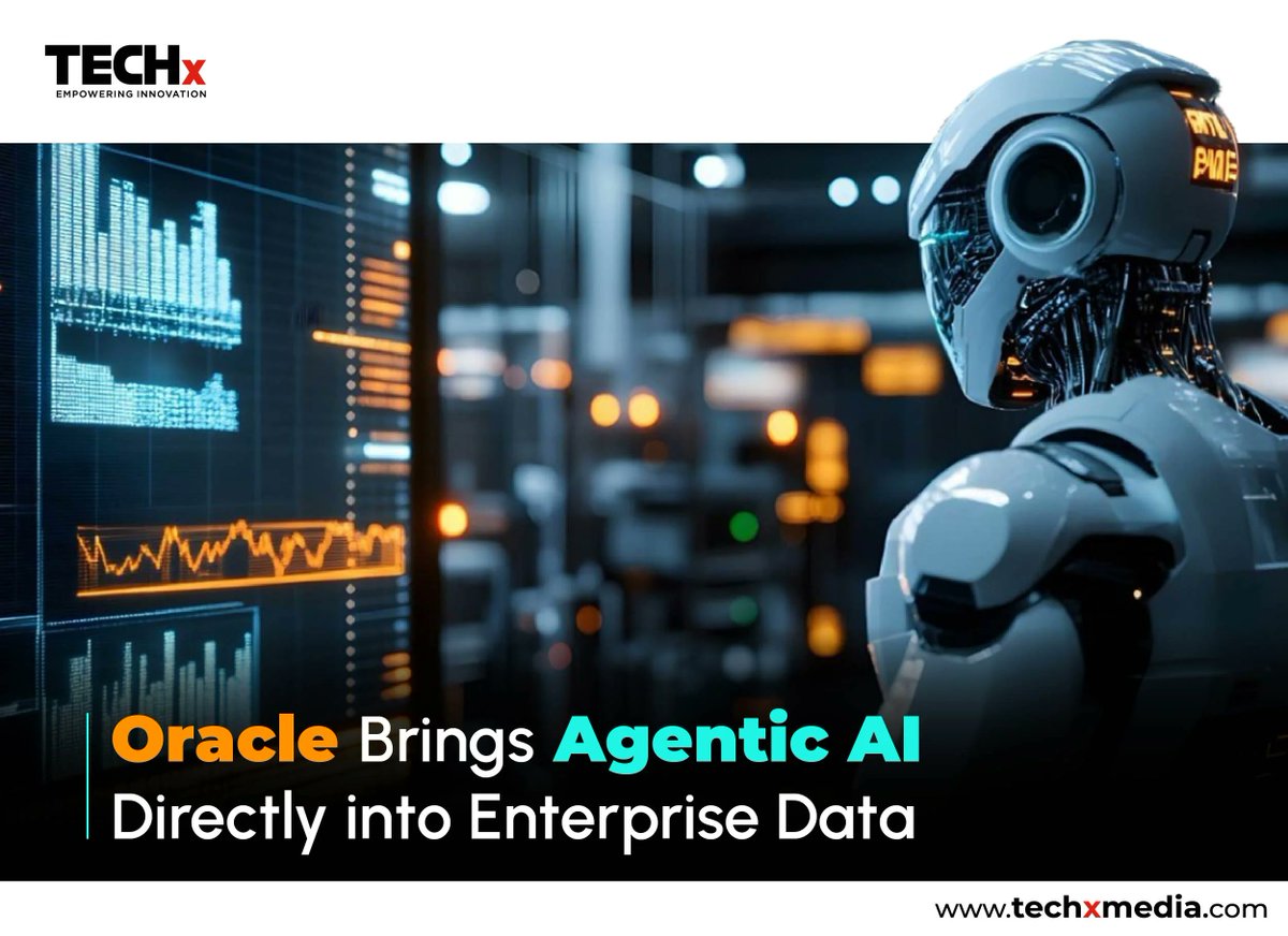 marcmanuel's tweet photo. .@Oracle has expanded its partnership with Google Cloud to help joint customers operationalize AI across enterprise data using Oracle AI Database.

@TECHxMediaUAE explores: https://t.co/qWg7qHr1Wb https://t.co/8ihGRnKcQZ