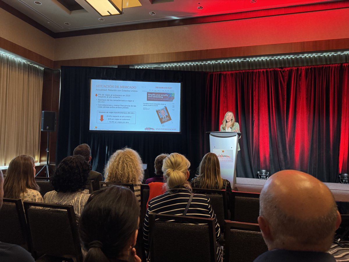 HiddeninSpain's tweet photo. Great week at the Spain Tourism Summit in Montreal 🇪🇸🇨🇦🇺🇸
Amazing meetings with Canadian &amp; U.S. travel advisors sharing a different side of Spain — beyond the classics and into the hidden regions.
Thanks 2 the Spain Tourism Board team in Canada &amp; USA for such a fantastic event. https://t.co/anOiSeP7df