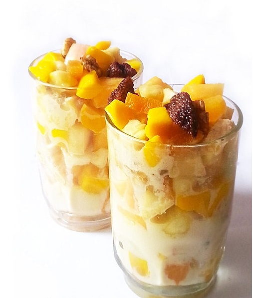 steamingpot's tweet photo. Fresh Fruit Rabri 🍊🍌🥭
Classic Indian dessert made lighter for summer: no refined sugar, no condensed milk. Fruits + natural sweetness. 
Recipe 👇
https://t.co/wZRfQ4VOxI https://t.co/r68IeRvR8Z