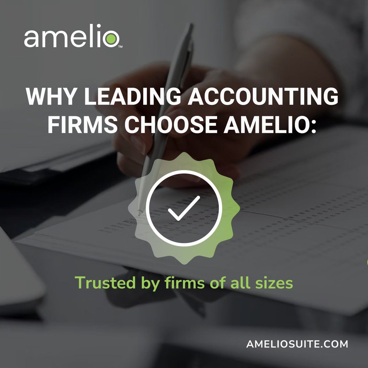 AmelioSoftware's tweet photo. The firms that scale well aren't always the biggest. They're the most disciplined. Amelio was built for that kind of discipline. And it works whether you're a 5-person practice or a 500-person firm.

#AccountingFirms #FirmDiscipline #ScalableOperations #PublicAccounting #Amelio https://t.co/GvyUy8FOyX