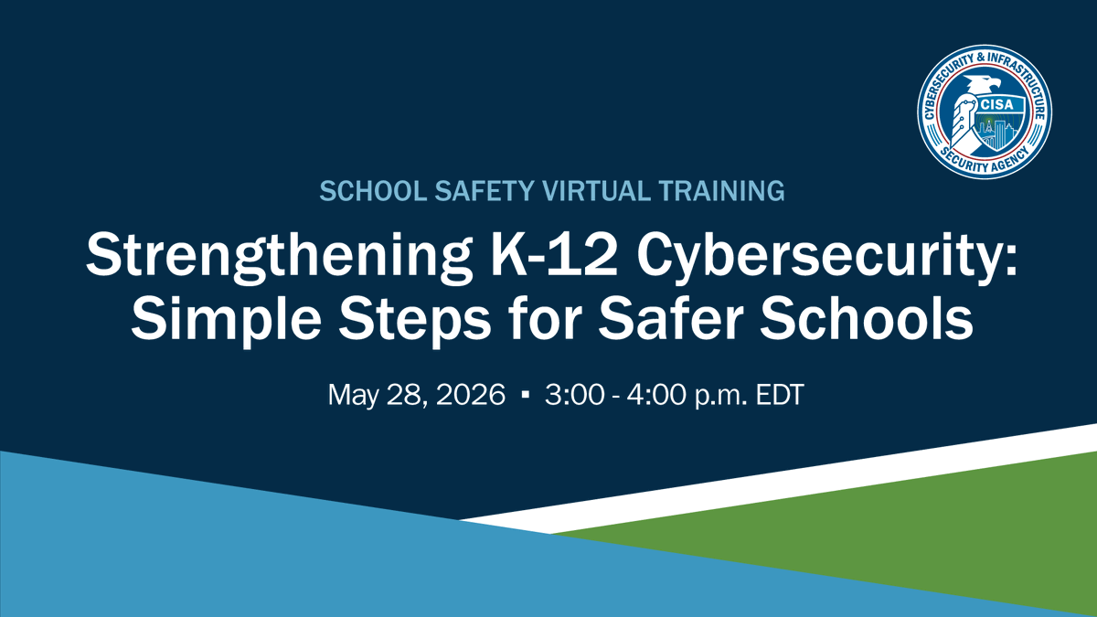 Cybersecurity and Infrastructure Security Agency tweet media