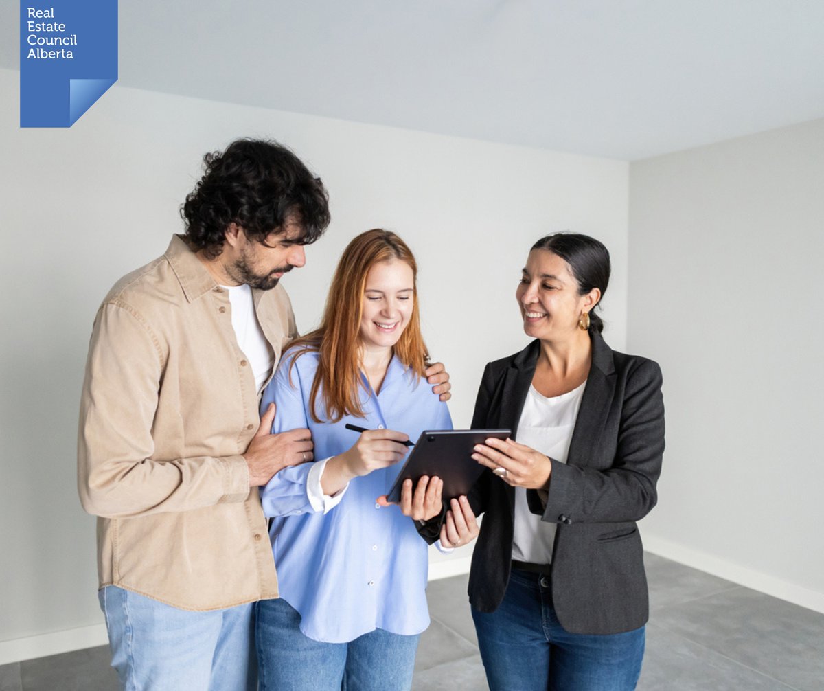 RECA's tweet photo. Protecting Alberta’s real estate consumers starts with strong standards.

We license professionals, set education requirements, enforce the rules, and provide resources to help Albertans make informed decisions.

Learn more: https://t.co/ugnkCzfsM0 https://t.co/UnjyXDEUbW
