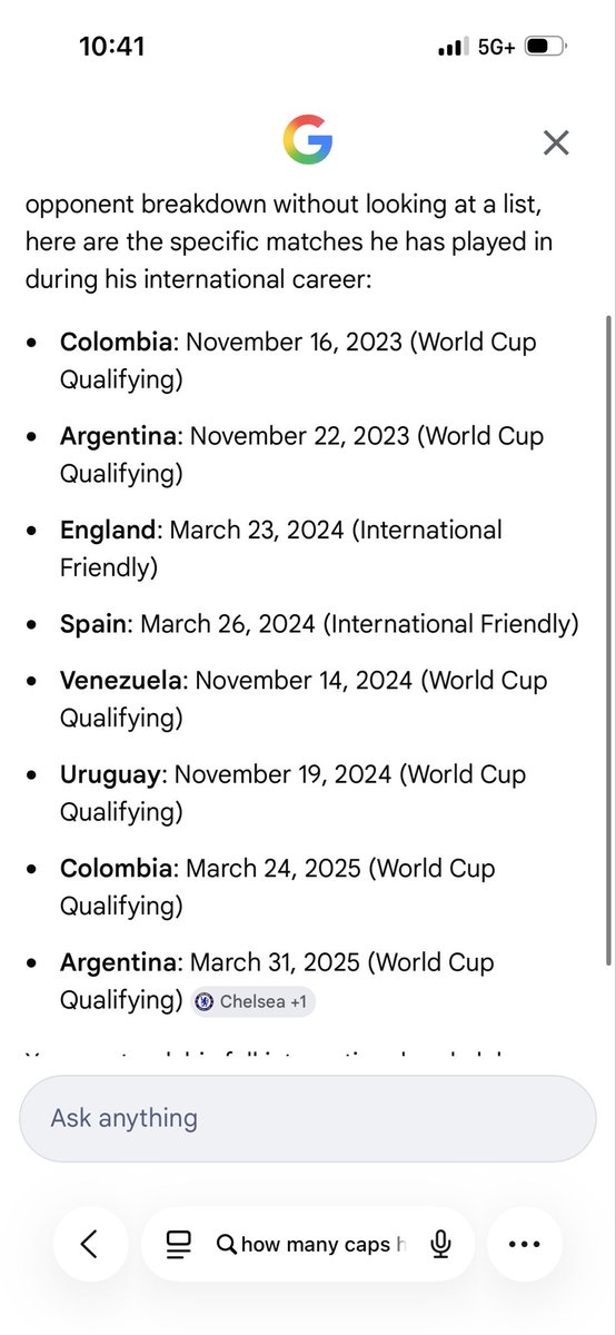 Matt_Simoneaux1's tweet photo. @LarissaSou19760 @Maddox_CFC 8 caps, two starts. Another source, 7 caps, no starts. 
Not sure what’s accurate, but are you gauging the decision based on that body of work or simply spitting out what others have said. Arguably the weakest Brazil team EVER, has he been given a fair chance to prove himself? https://t.co/Q3sXApLCtc