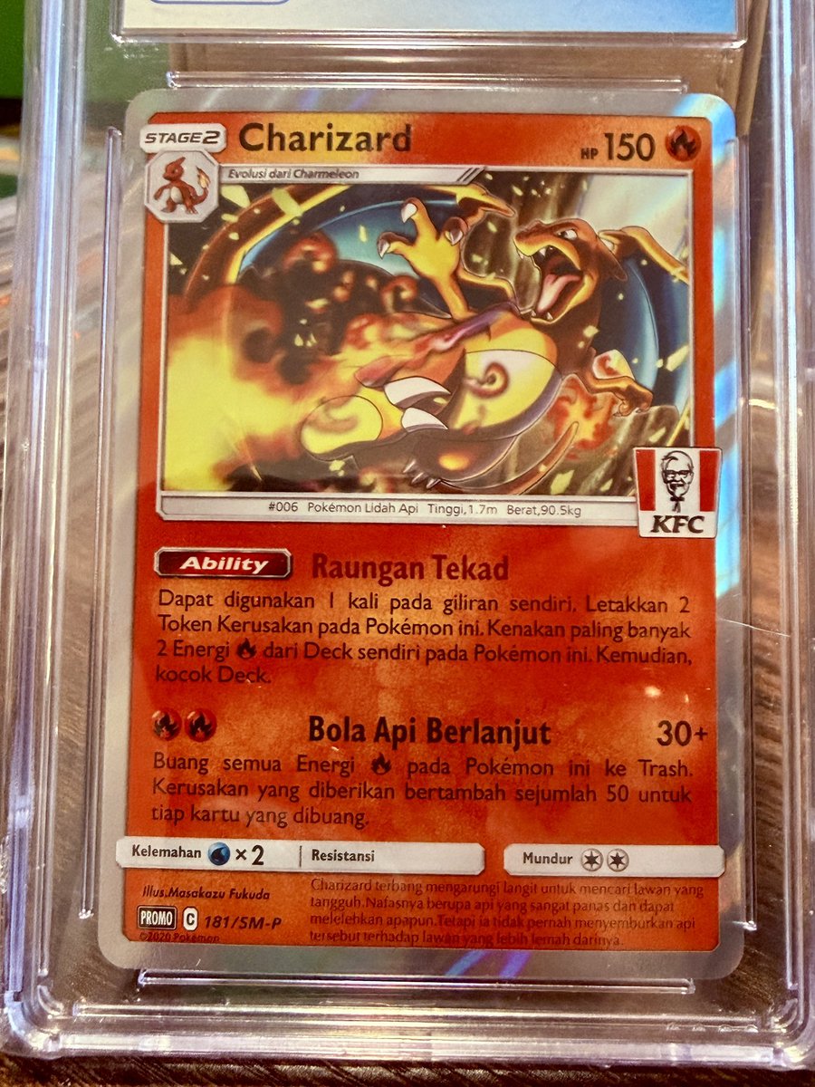 Garydos13's tweet photo. Colonel Sanders Stamped Promo 🍗🍗🍗 #KFC #Pokemon @kfc run it back https://t.co/KI3amPReuY