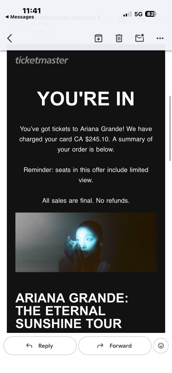 Faggoda's tweet photo. I’M SEEING ARIANA GRANDEEEE 😭😭😭 https://t.co/bt6w5OwNoA