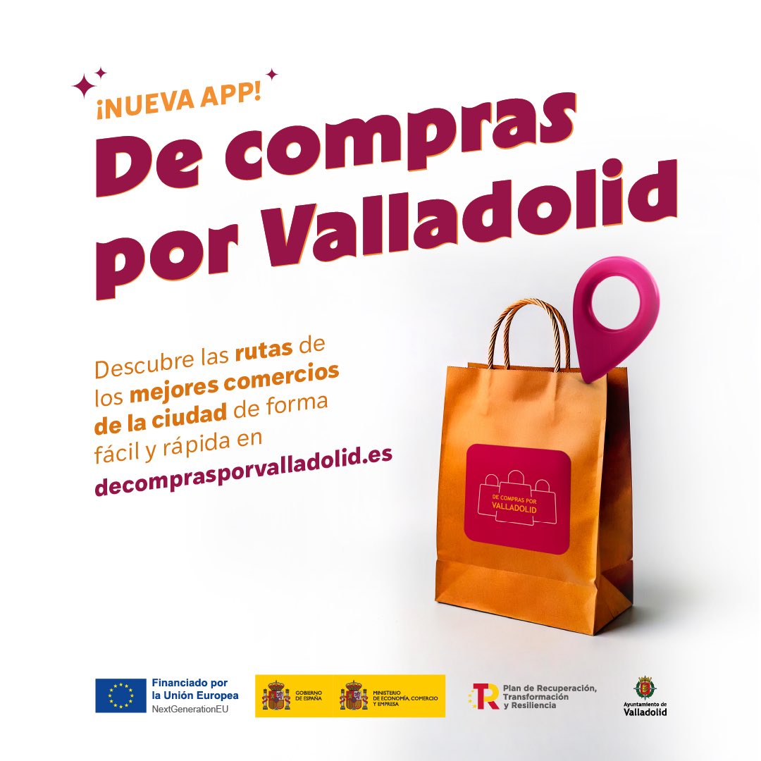 AyuntamientoVLL's tweet photo. ➡️ De compras por Valladolid esta primavera. Comercio próximo, tu próximo destino.
👉🏻 Descubre todas las novedades en nuestra ruta temática de #ModayComplementos que podrás encontrar en https://t.co/nNxof3bVMC o app.
#decomprasporvalladolid
#valladolidcomercioproximo
@infoVLL https://t.co/w14i9J4moA