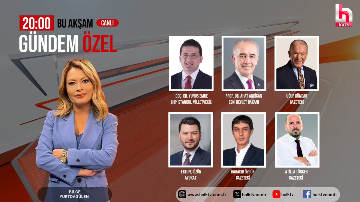 halktvcomtr's tweet photo. 📌Küllerinden doğan bir milletin ilk kıvılcımı: 19 Mayıs 1919

📌Özgür Özel, The Economist'e yazdı: AKP'nin amacı muhalefeti yok etmek değil, ehlileştirmek..

📌AKP'nin tartışmalı gençlik buluşması: İktidar gençliği elinden kaçırdı mı?

📌Kadıköy'de yaşam tarzına müdahale mi? Mekanlar neden mühürlendi?

📌MHP'li Ersoy 'ligler tescil edilmesin' dedi: Bahis oynayan başkanlar mı var?

@byurtdagulen ile #GündemÖzel bu akşam 20.00'de Halk TV'de..