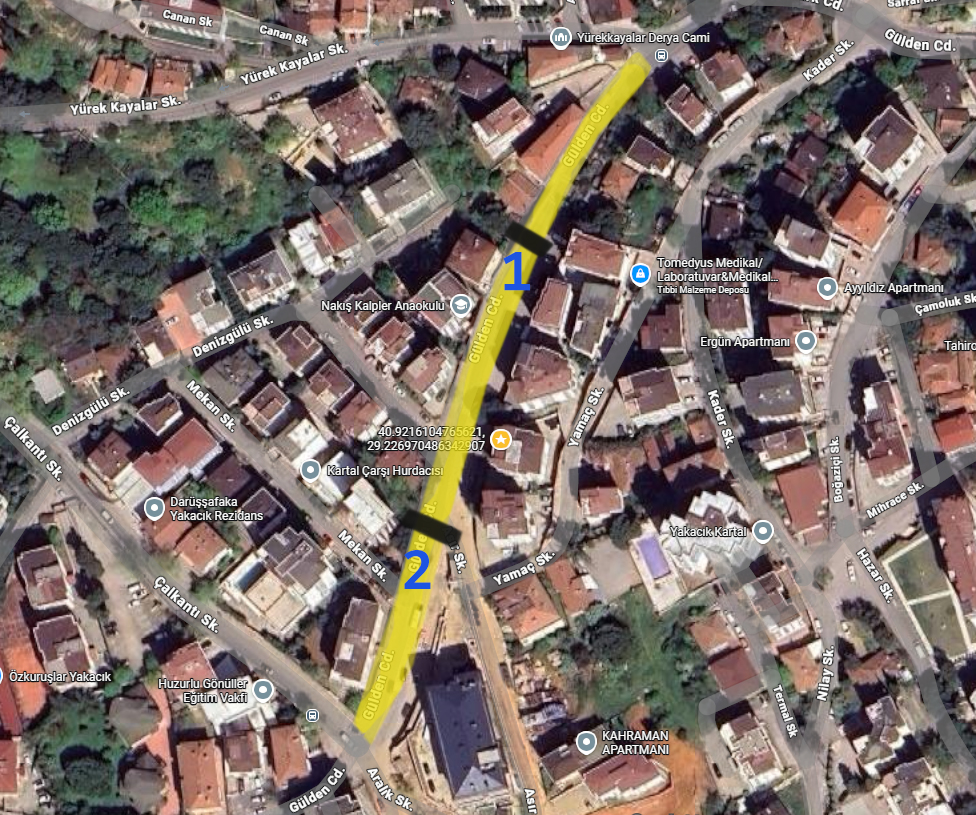 alikutlu_'s tweet photo. @kartalbld Yakacık Çarş Mah. Gülden caddesi üzerinde ikamet etmekteyim , Derya Camii'nin ordan Hesna Gündeş İlkokulu'na inen yolda acilen 2 kasis yapılmasını rica ediyorum.Çocuklarımız ve bizler karşıdan karşıya geçemiyoruz ,araçlar çok hızlı geliyor. https://t.co/WGjwLypCO7
