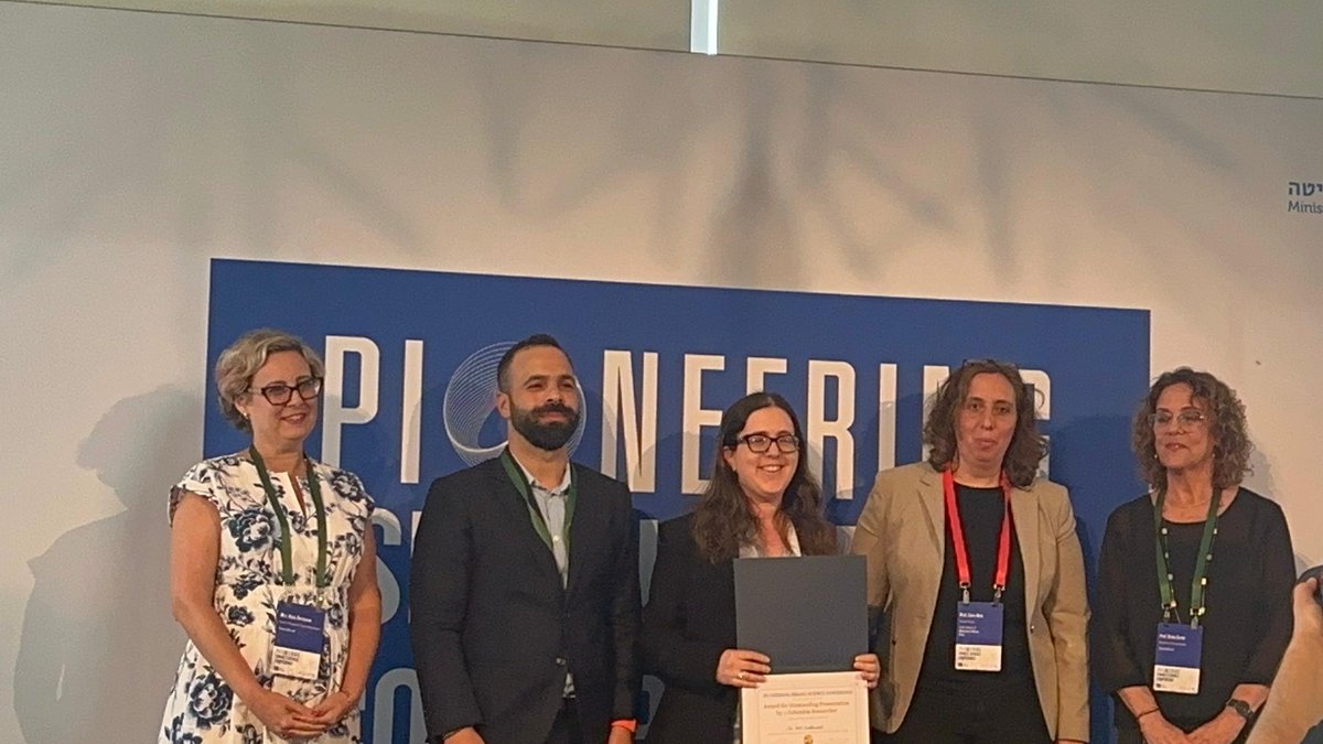 columbiafsi's tweet photo. The Pioneering Israeli Science Conference @scienceabroad in NYC featured 112 posters from Israeli postdocs and grad students.
We proudly sponsored two Best Presentation awards for Columbia postdocs:
1) Dr. Idit Goldfracht of @CUSEAS for "Engineered Human Cardiac Tissue Model of Ischemia-Reperfusion Injury Reveals Contributions of Vascular and Immune Cells" (Goldfracht, Graney, Tavakol, Wu, Vunjak-Novakovic)
2) Dr. Xenia Gofman of @ZuckermanBrain for "Beyond Error Correction: Climbing Fiber Dynamics During Stable Locomotion" (Gofman, Müller, Wolpert, Abbott, Sawtell)