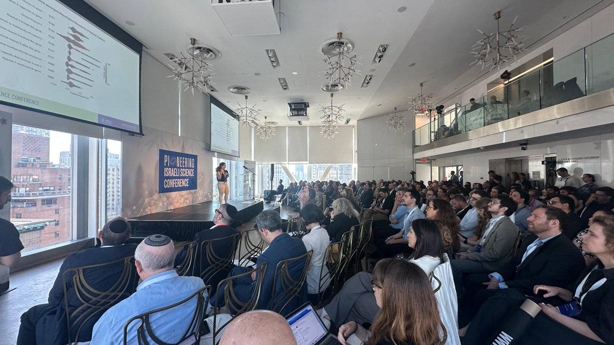 columbiafsi's tweet photo. The Pioneering Israeli Science Conference @scienceabroad in NYC featured 112 posters from Israeli postdocs and grad students.
We proudly sponsored two Best Presentation awards for Columbia postdocs:
1) Dr. Idit Goldfracht of @CUSEAS for "Engineered Human Cardiac Tissue Model of Ischemia-Reperfusion Injury Reveals Contributions of Vascular and Immune Cells" (Goldfracht, Graney, Tavakol, Wu, Vunjak-Novakovic)
2) Dr. Xenia Gofman of @ZuckermanBrain for "Beyond Error Correction: Climbing Fiber Dynamics During Stable Locomotion" (Gofman, Müller, Wolpert, Abbott, Sawtell)