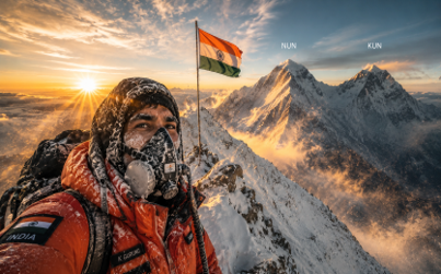 PamposhWarrior's tweet photo. 8 expeditions Led 3:15 peaks pierced like needles through cloud.1987: Nun-Kun conquest shattered ceilings like thunder through glass  Set record  summitted both titans 7135m &amp; 7077m in one Daring Death Defying sweep,swift as an eagle’s dive. Awarded COAS Commendation for this7/14 https://t.co/pQ9lu6jNbv