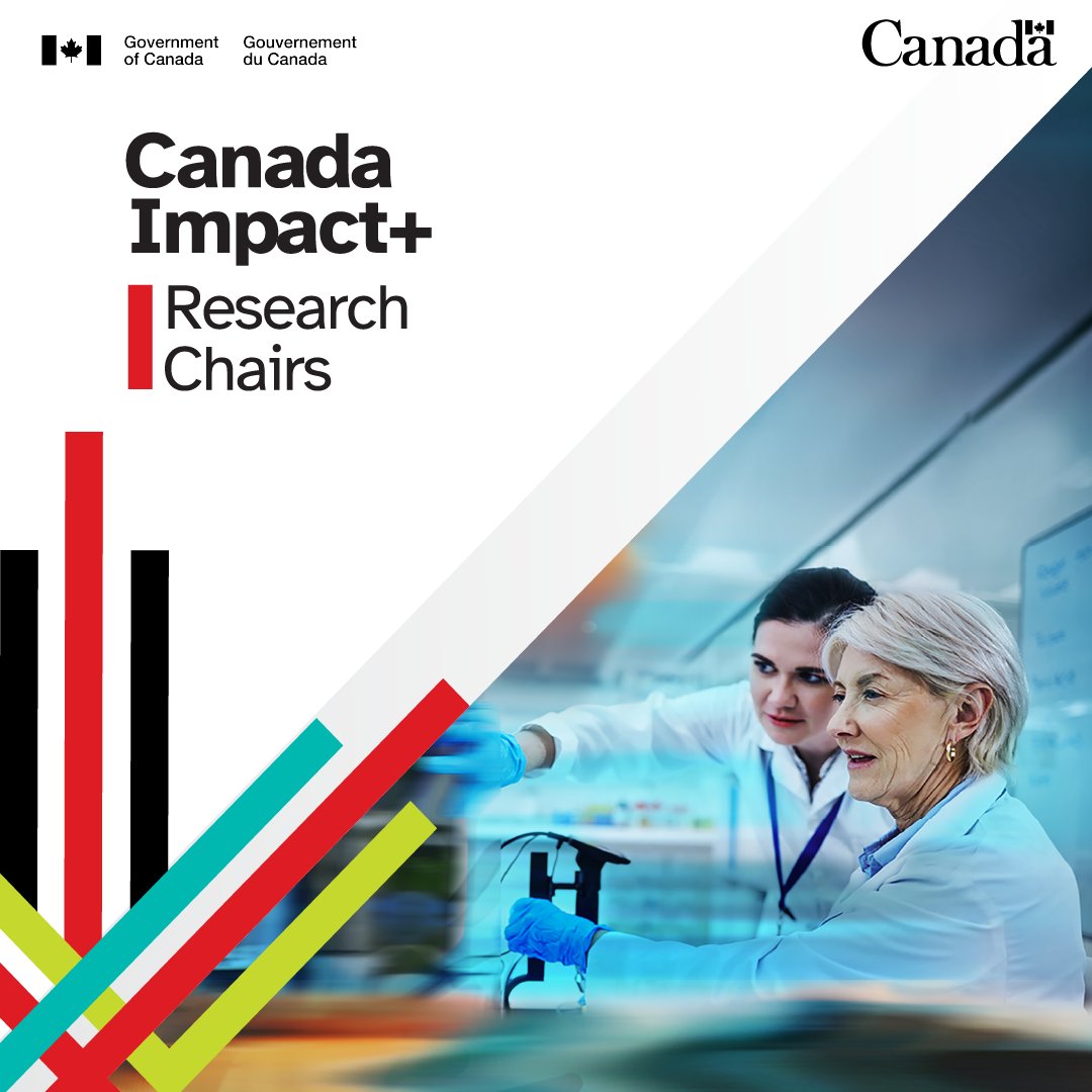 TIPS_SPIIE's tweet photo. The #GC announced the co-chairs of the Canada Impact+ Research Chairs Multidisciplinary Selection Committee.

Their leadership and expertise will help advance world-leading research for a stronger, more resilient Canada.

Learn more: https://t.co/YZTDjEXNyi https://t.co/tSxXmC7prn