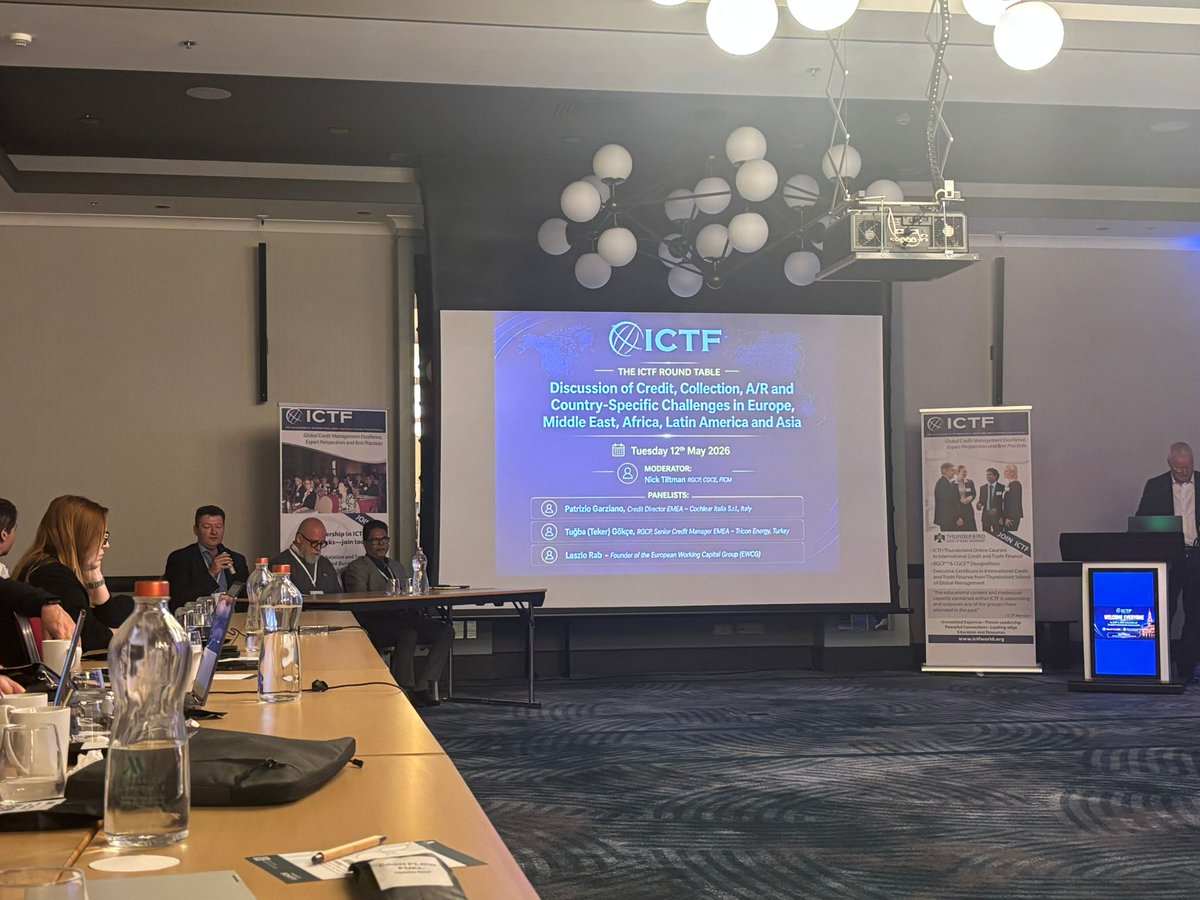 Contact4d's tweet photo. The ICTF symposium in Brussels offered a highly informative deep dive into global credit risk, collections, and order-to-cash best practice. 

#ICTFBrussels #CreditAndCollections #OrderToCash #InternationalFinance https://t.co/DJHgaSxvDA