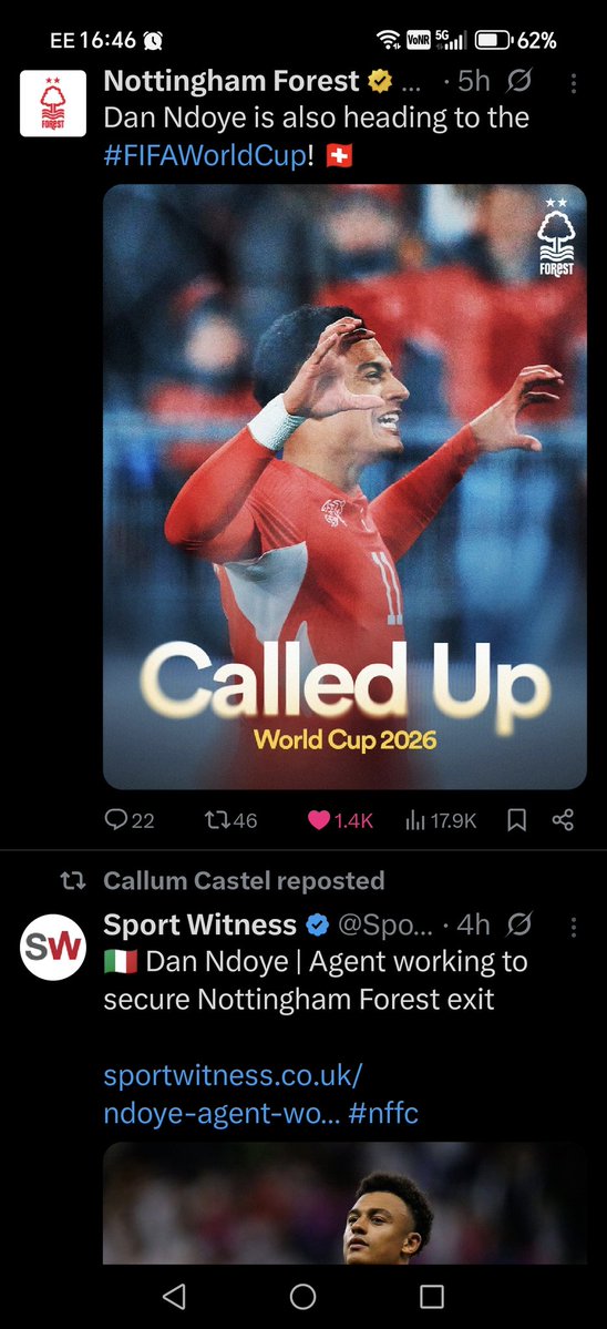 James tweet media