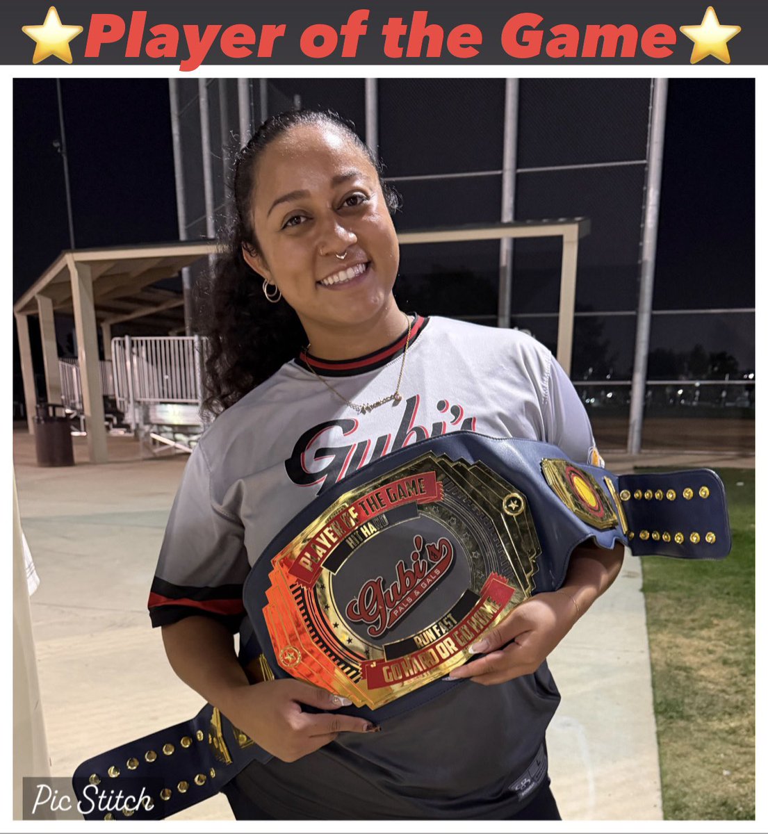 BBonte32's tweet photo. In a must win game to make playoffs, last night @Markgubicza Pals &amp; Gals brought🔥. Leading us was ALL⭐️Mari w a monster bases loaded triple, along w ALL⭐️Danny who was 3/3 &amp; made the game winning catch to get us to the playoffs! Rockin the Sluggers Chain was ALL⭐️Mari! LFG🇺🇸🏟️🥎 https://t.co/o6DbCS19Sh