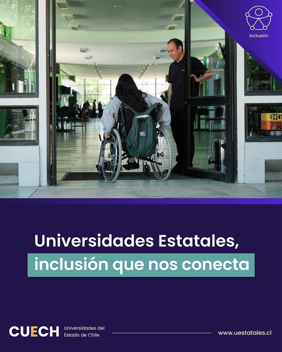 utem's tweet photo. En las @uestatales, todas las personas tenemos un lugar 🤝
Guiándonos por las políticas de inclusión, impulsamos transformaciones para fortalecer el acceso y la participación de las personas en condiciones de equidad.
👉 Conoce más sobre las uestatales en  https://t.co/jWwkucpbCF https://t.co/1jubcdBEK3