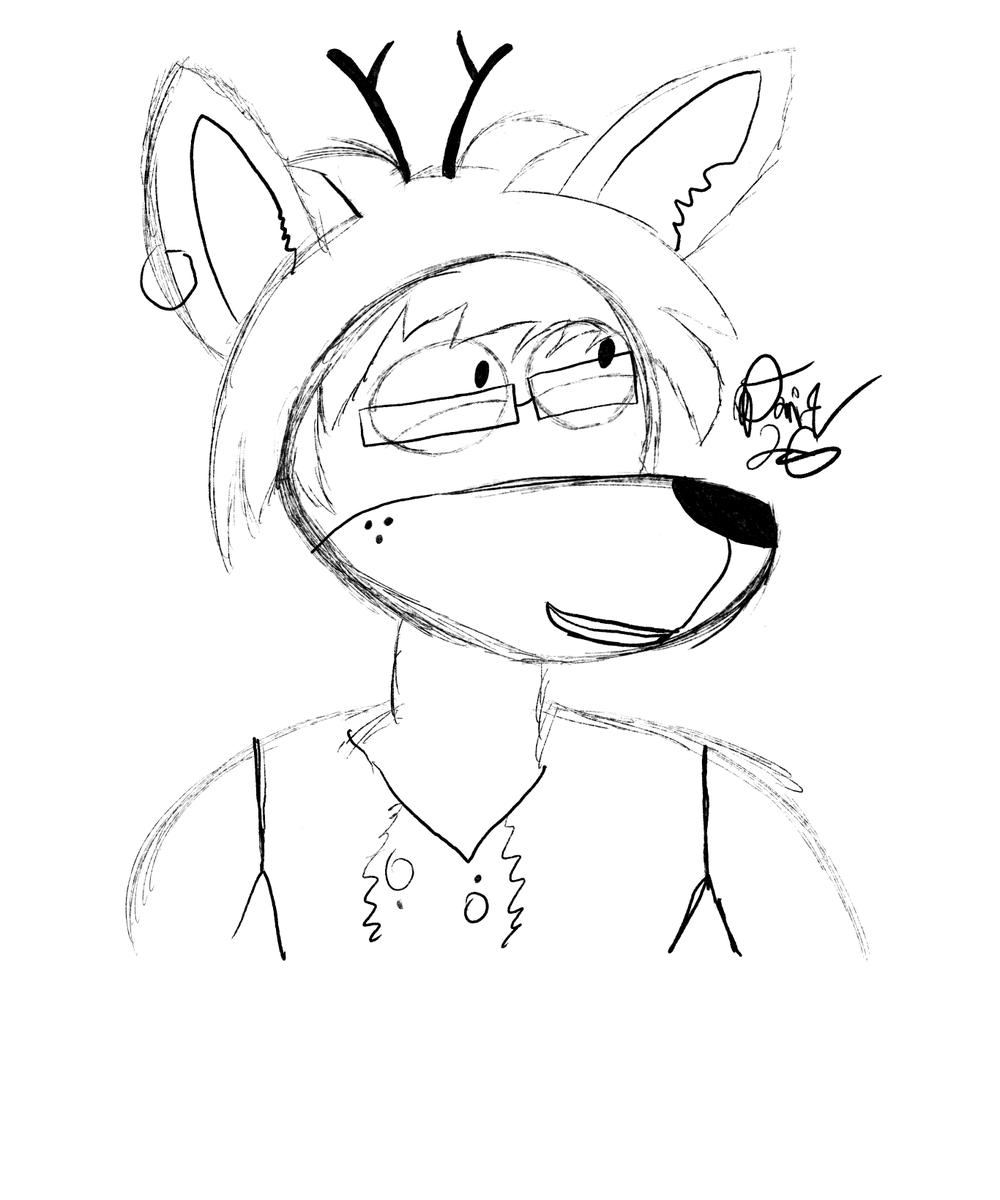 DripAxo_twt's tweet photo. some art that i only ever uploaded on the other platform... might as well upload this before my farewell piece... #art #2d #furry #procreate #deer #human #fanart #monochrome #nocolor #sorathepanfloof #superjulie #timelapses #timelapse https://t.co/saaouJcsOt